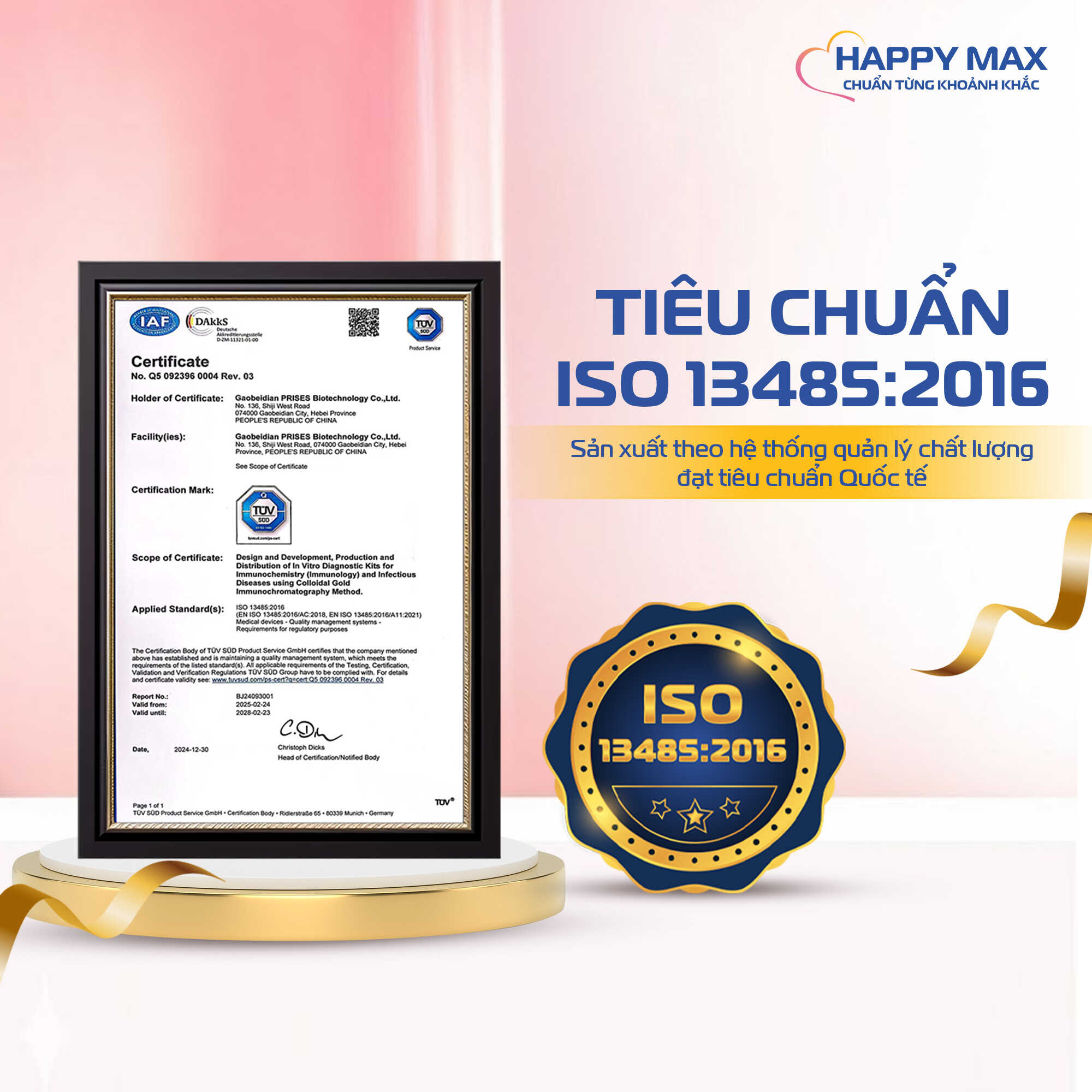 Happy Max Dat Chung Nhan Iso